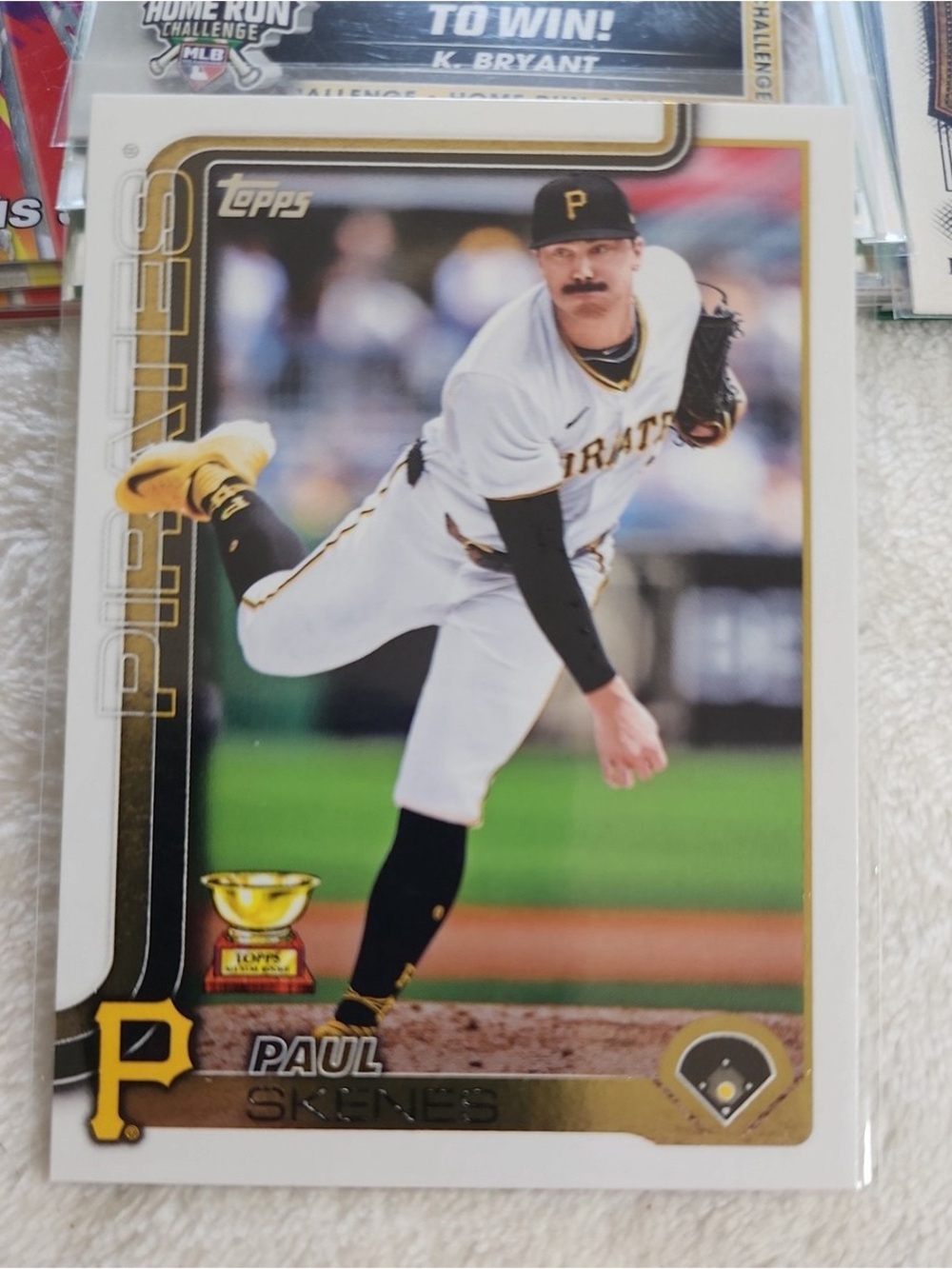 Topps Pittsburgh Pirates Baseball Card - Black & Gold